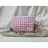 Neceser Oval Cuadros Rosa