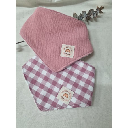 Bandana Cuadros Rosa (Pack de 2)