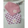 Bandana Cuadros Rosa (Pack de 2)