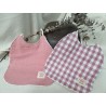 copia de Babero cuerda rosa (Pack de 2)