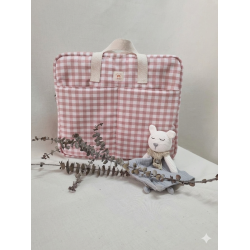 Bolsa Cuadros rosa