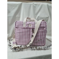 Bolsa Cuadros rosa