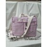 Bolsa Cuadros rosa